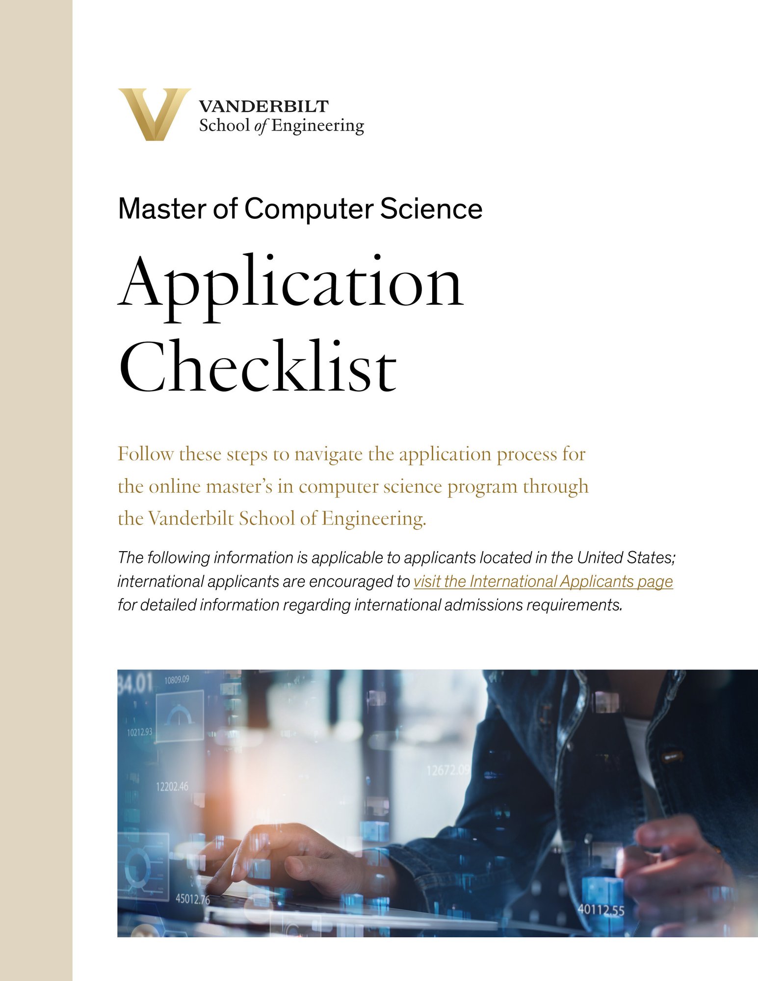 Vanderbilt Online Masters Computer Science Vanderbilt Online Engineering | Computer Science Admissions